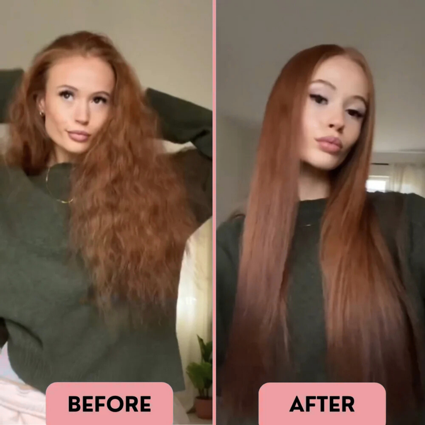 Lushair Portable Straightener Brush - GlowBrush PRO