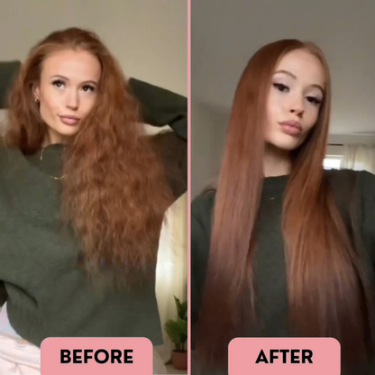 Lushair Portable Straightener Brush - GlowBrush PRO